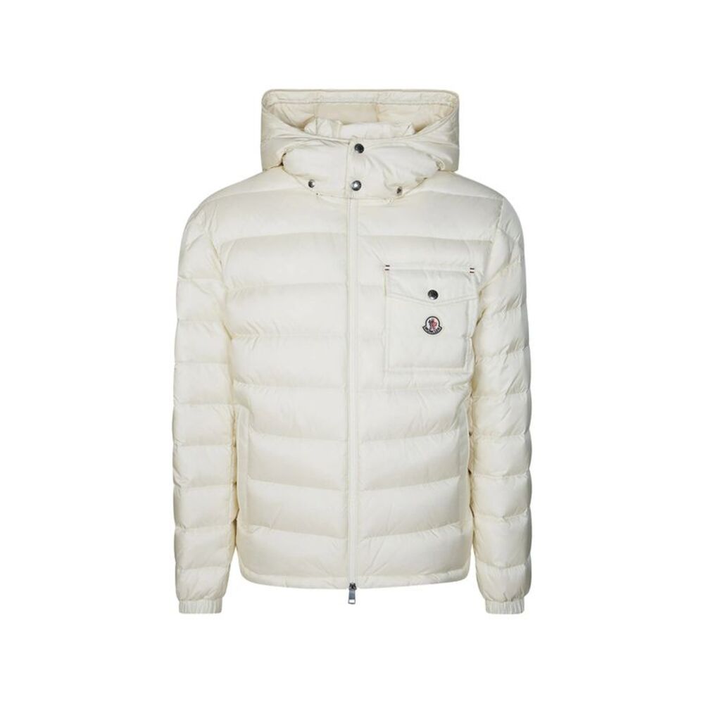 Moncler White Jackets - Padded & Down Jackets Men